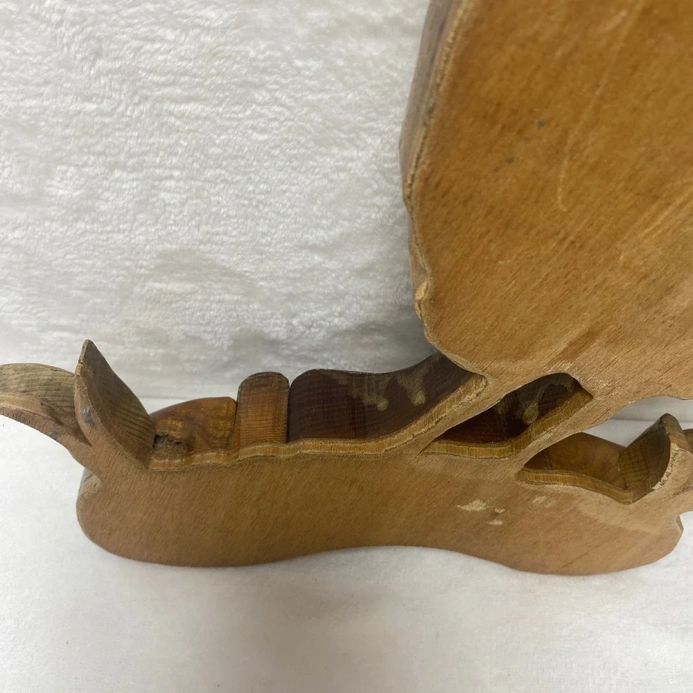 Vintage‎ Wooden Roadrunner Wall Art Southwestern Desert Decor
